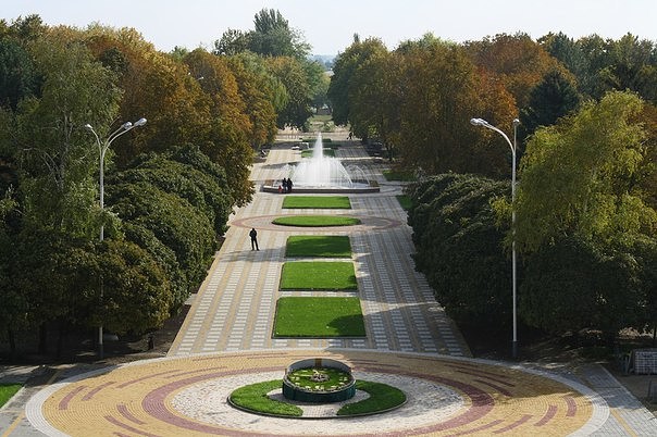 Парк в Каневской.