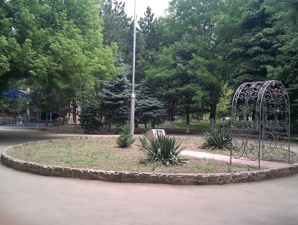 Парк в Старощербиновской.