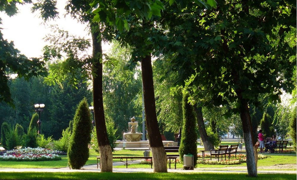 Парк в Славянске-на-Кубани.